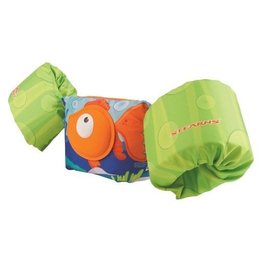 Rękawki motylki kapok dla dzieci Life Jacket 3D Orange Fish