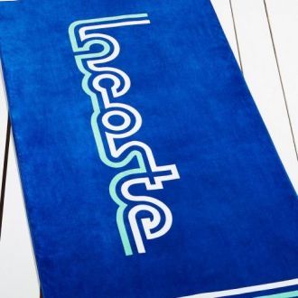 LACOSTE Super Script Beach Towel