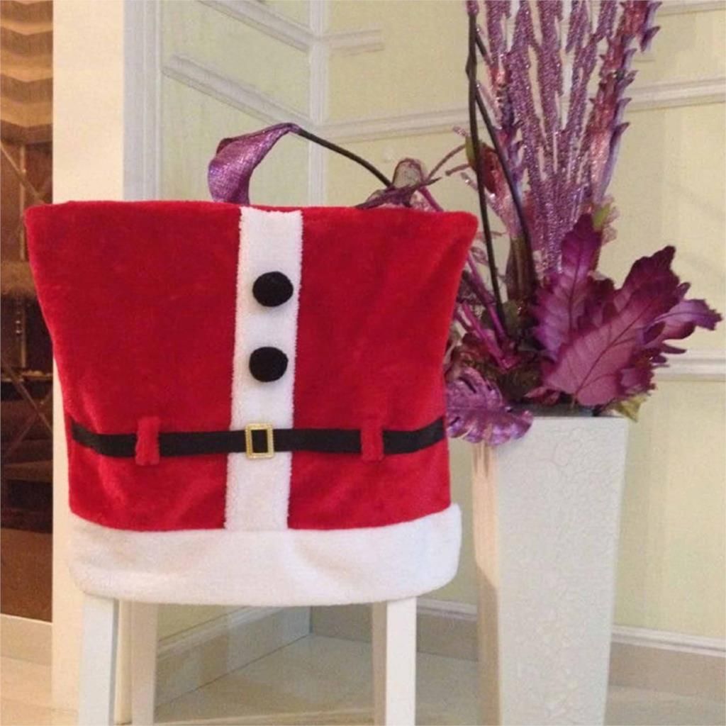 Chair cover armchair Santa Claus costume