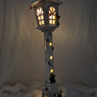 Latarenka lampion LED 80 cm Święta Boże Narodzenie