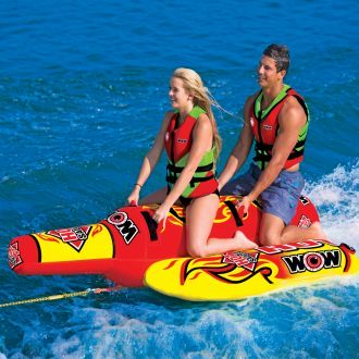 1-2 Person Hot Sauce Towable with Custom-Shaped Pontoons